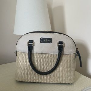 Kate Spade Grove Street Straw Mini Carli Satchel